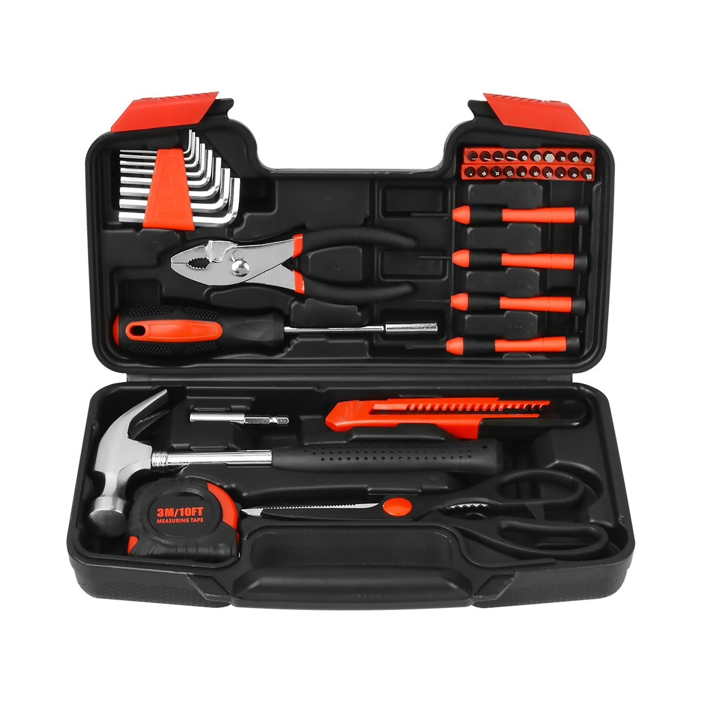 Home DIY Tool Bundle: Cordless Drill, 39-Piece Tool Kit & Flashlight