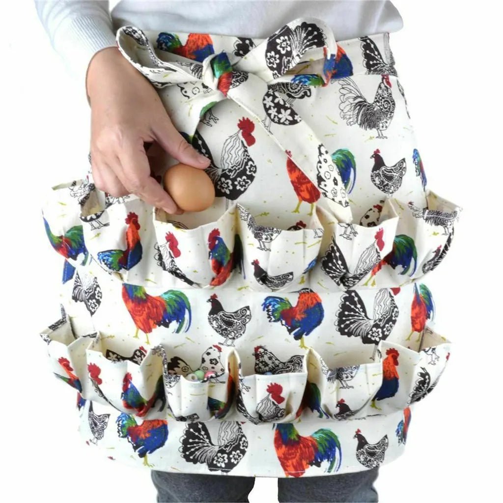 Canvas Egg Collecting Apron