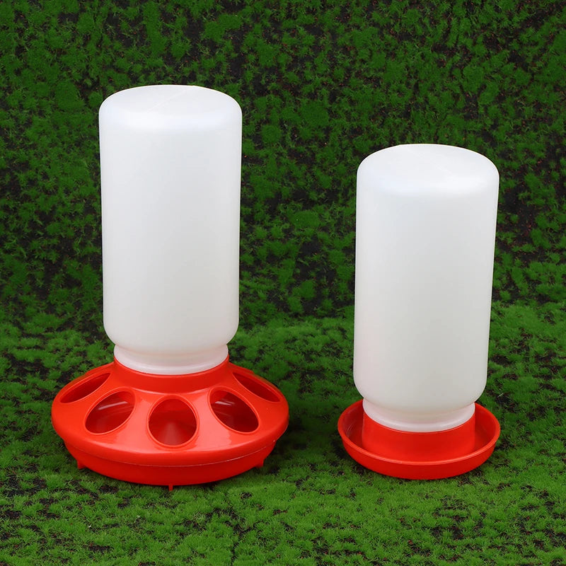 Durable Plastic feeder and waterer combo for chickens
