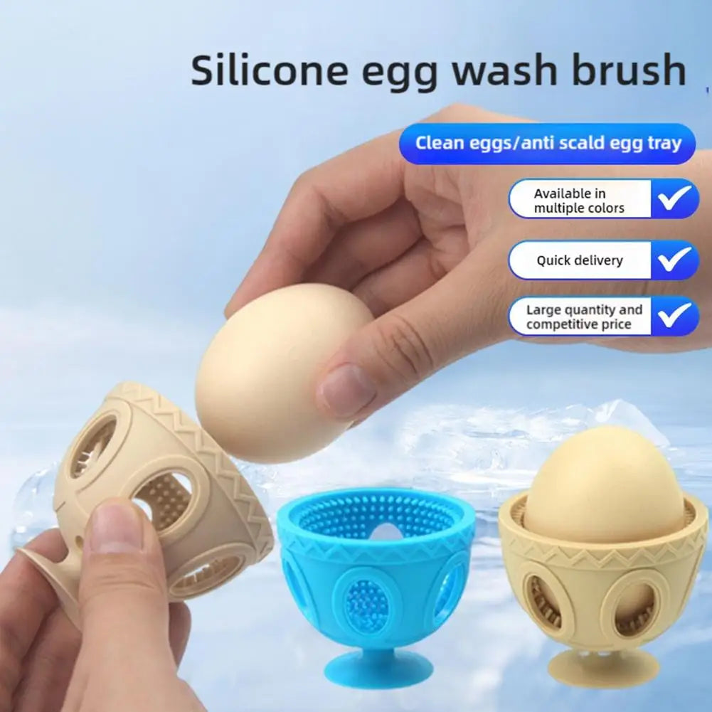 Silicone Egg Cleaning Brush